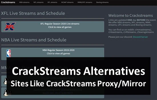 Crackstream proxy