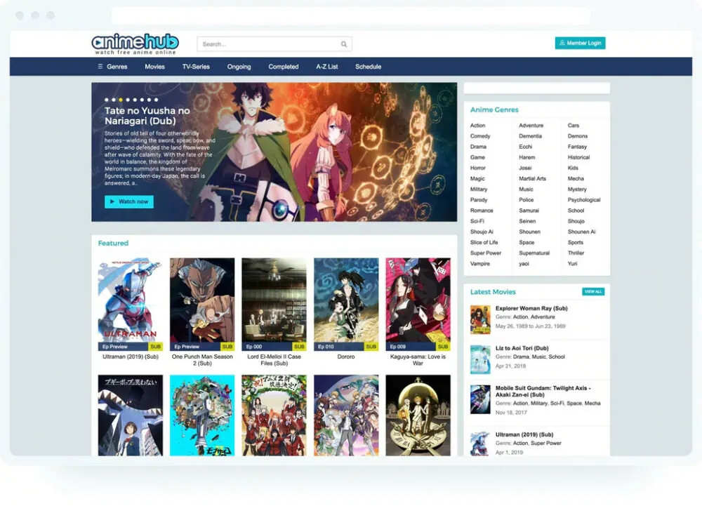 Animehub Alternatives