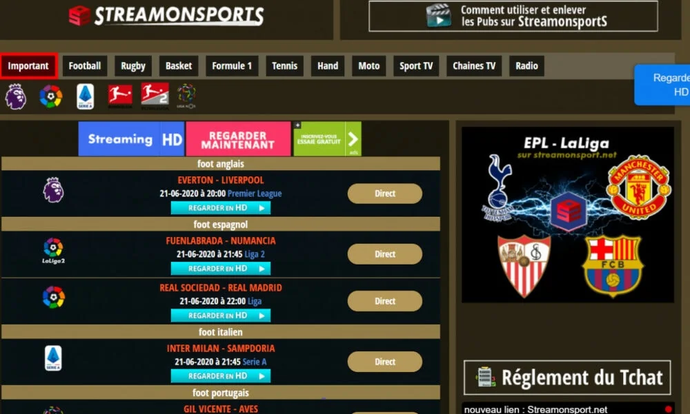 Streamonsport Alternatives