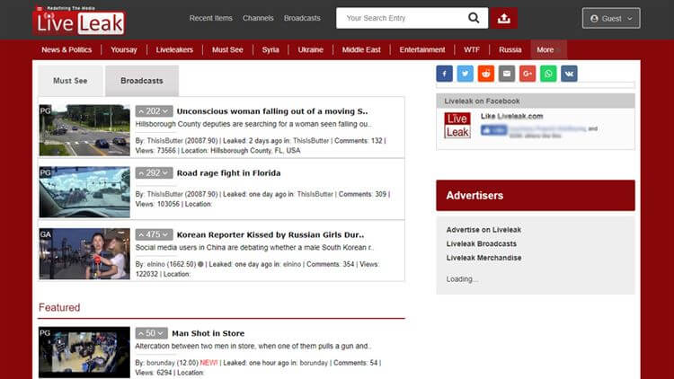 Liveleak Alternatives